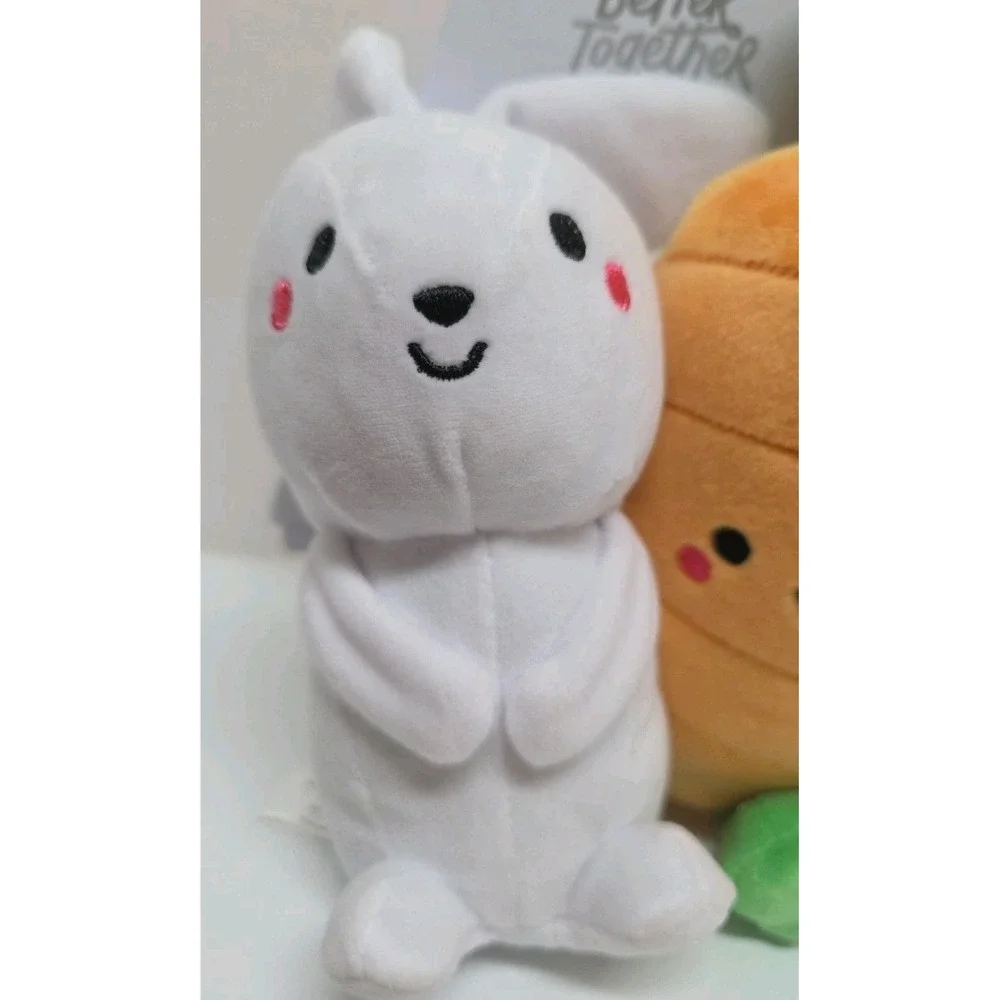 2025 Hallmark Better Together Magnetic Plush Bunny & Carrot 8.5